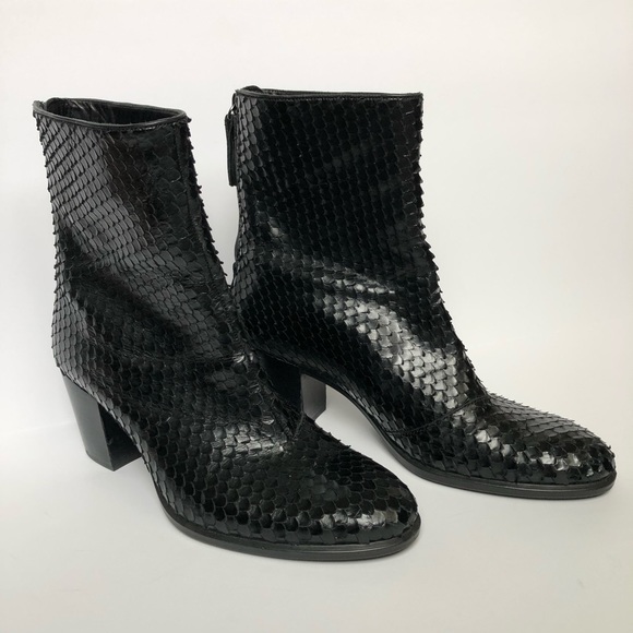 ecco black ankle boots